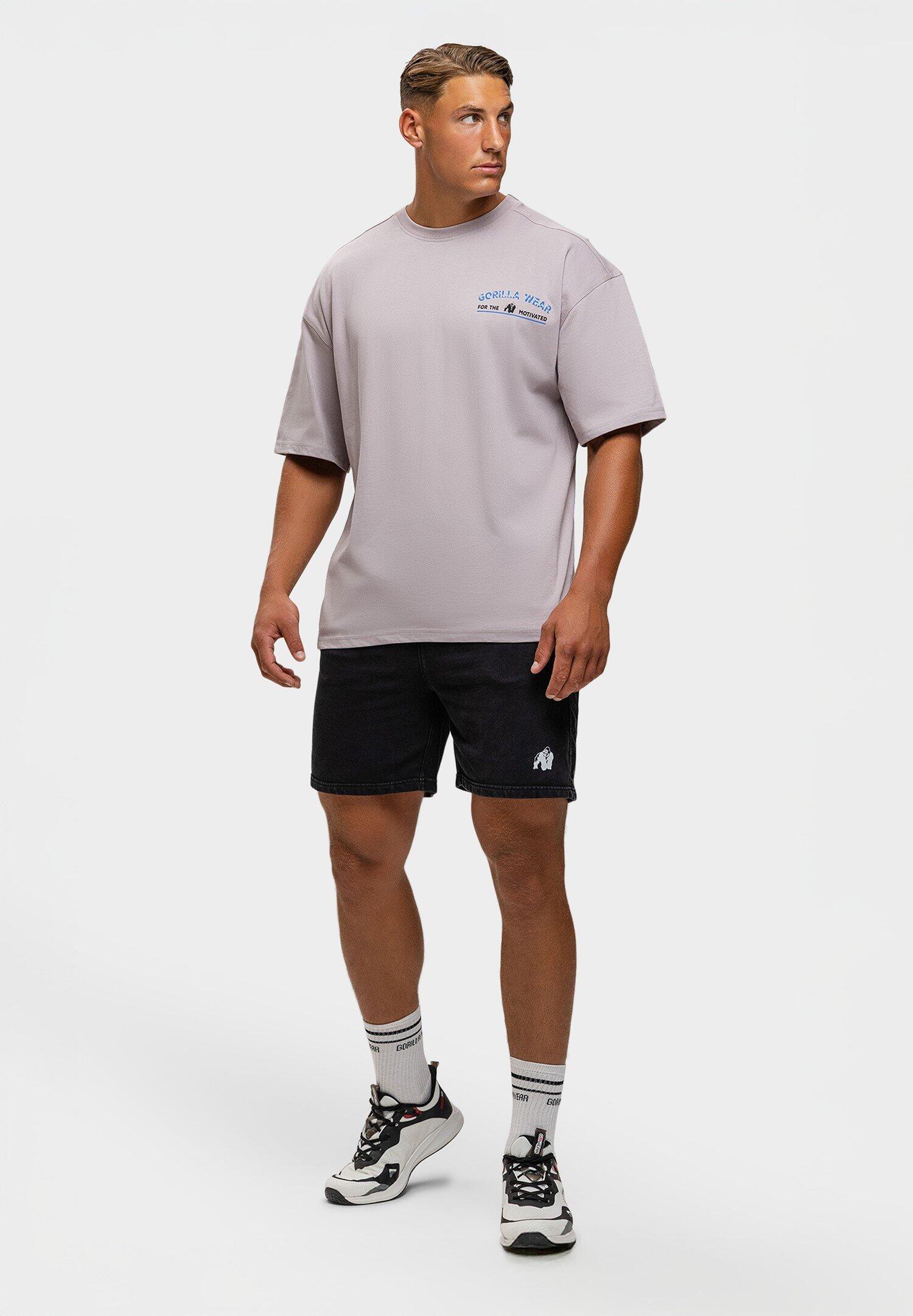 Macon De gran tamaño Camiseta ight gris 4/6