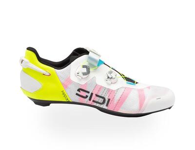 Wire 3 schoenen, wit/fluorescerend geel