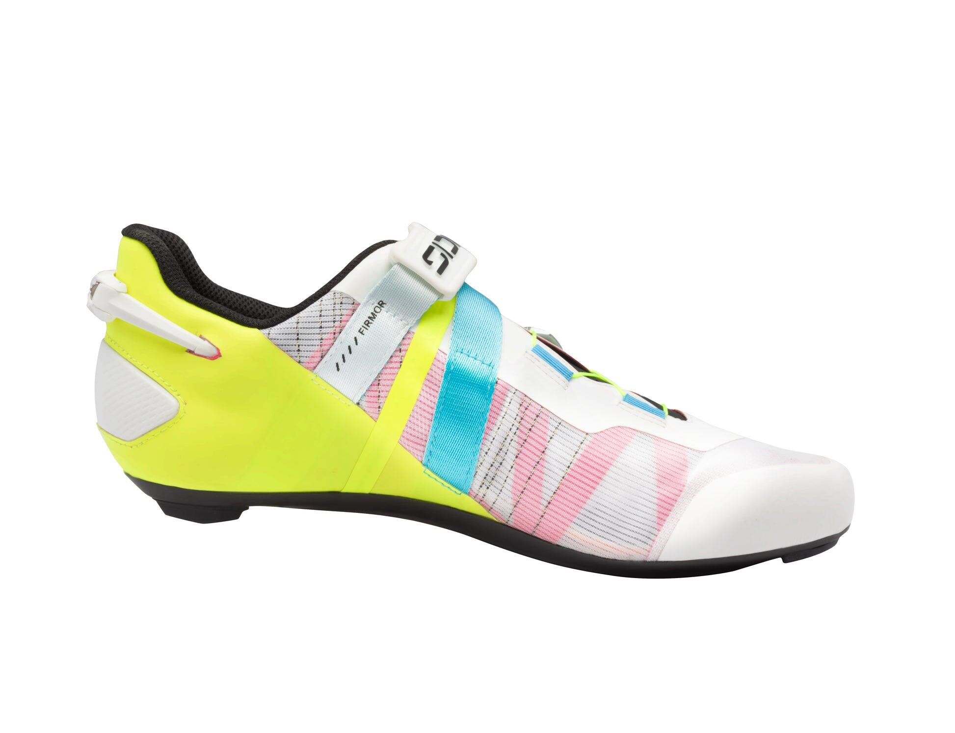WIRE 3 schoenen, wit/fluorescerend geel 2/5