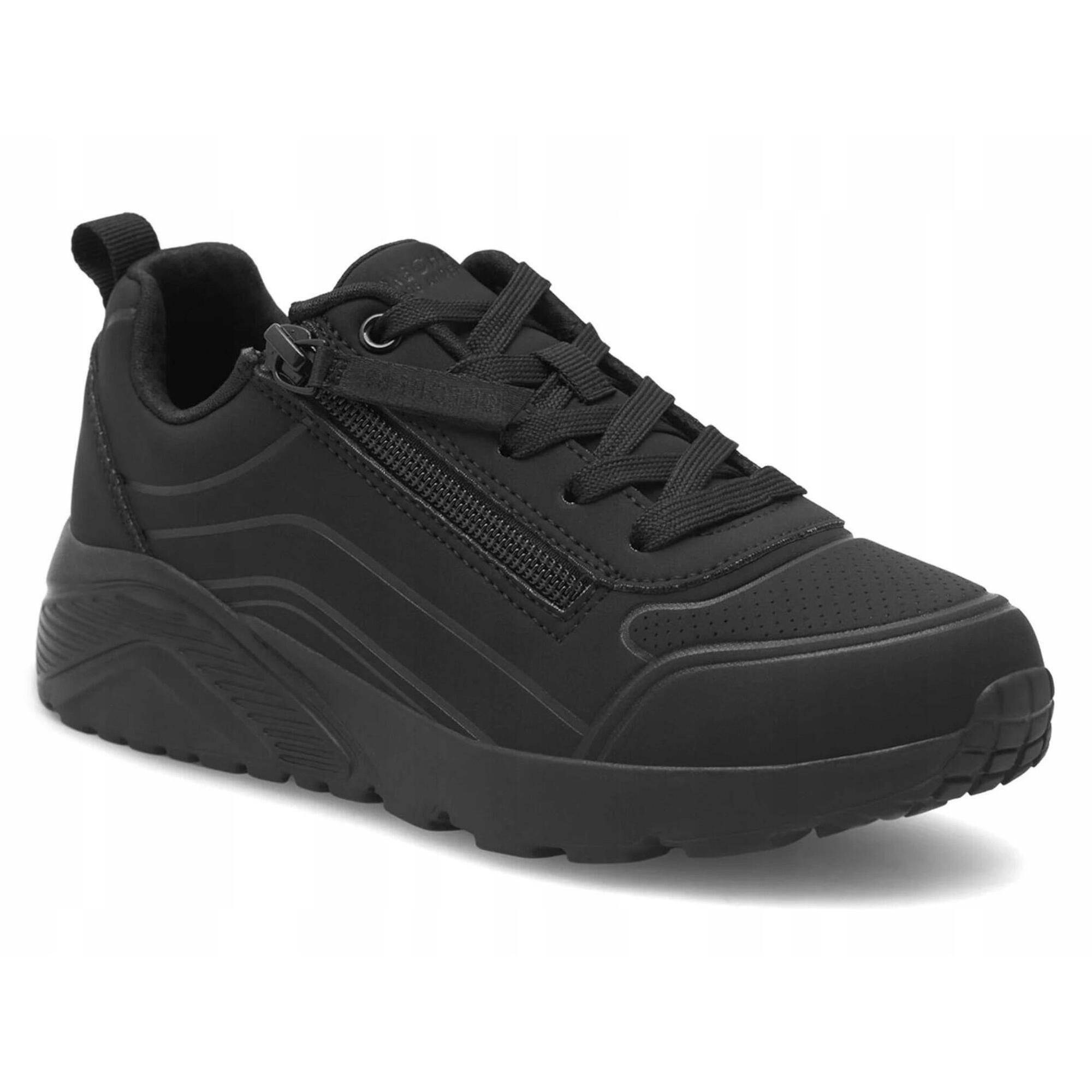 Skechers - Buty Damskie Skechers Uno Lite 310387l-bbk Sneakersy Czarne Sportowe 36 - Baskets - Noir - Decathlon