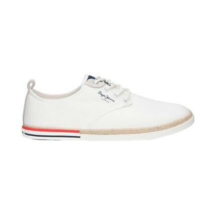 Buty Pepe Jeans Białe Sneakersy Maoui Surf