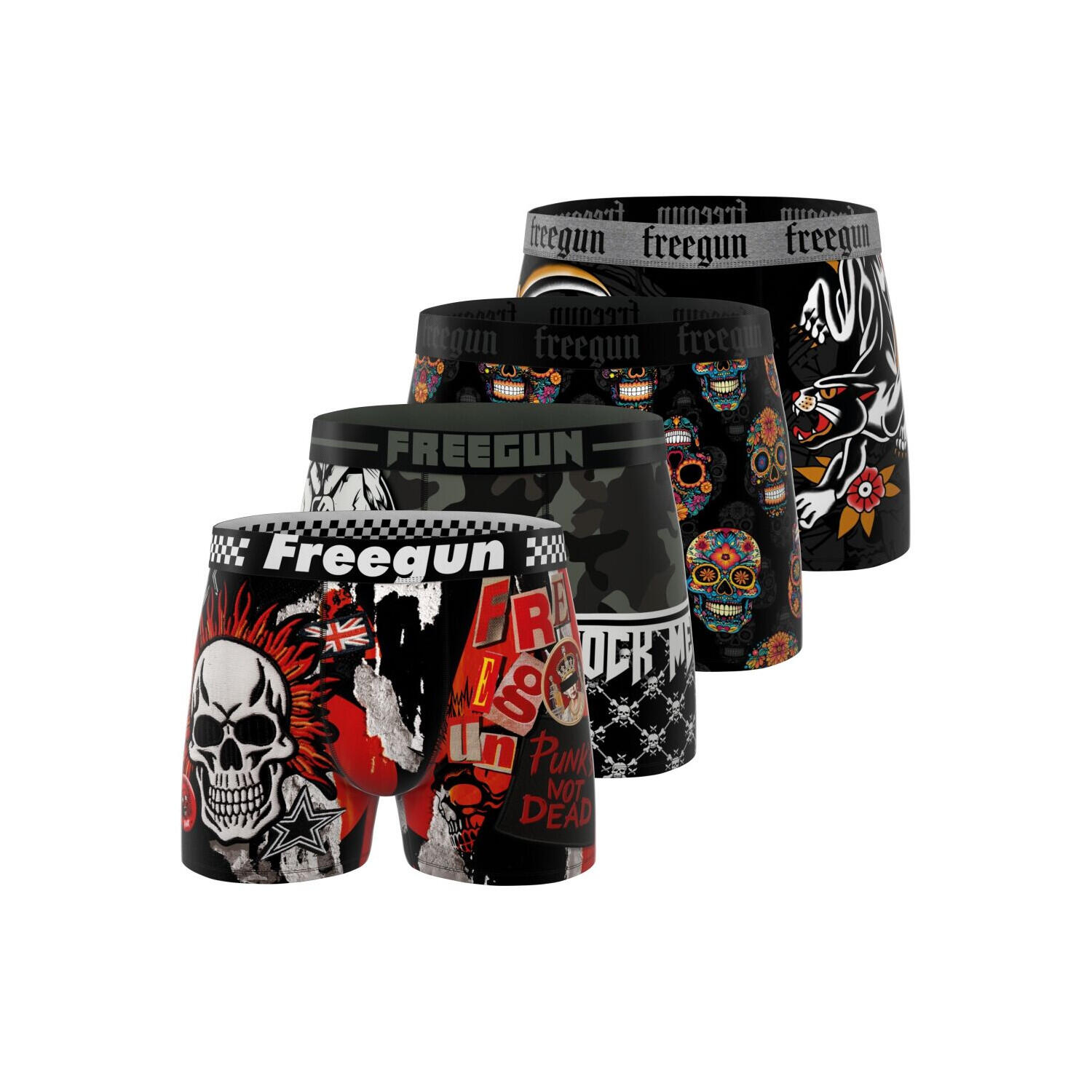 Lot de 4 boxers enfant Rock Da Summer 1/5