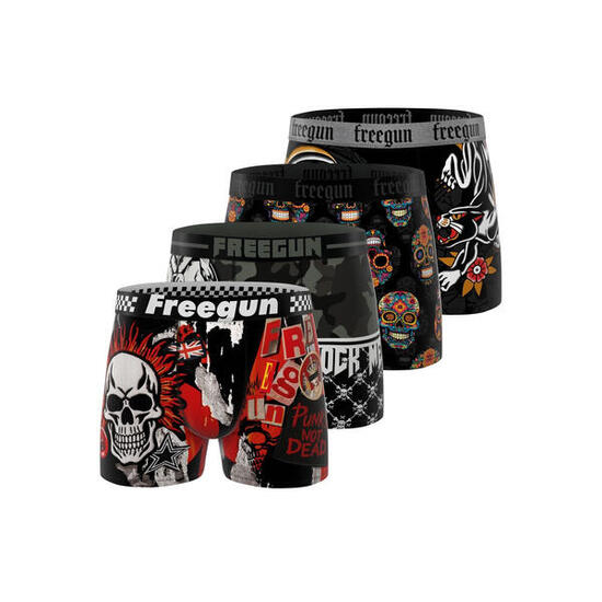 Lot de 4 boxers enfant Rock Da Summer