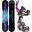 Snowboard set Raven Aura + vázání Raven FT360