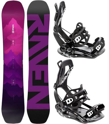 Zestaw Snowboard Raven Destiny + Wiązania Raven FT360