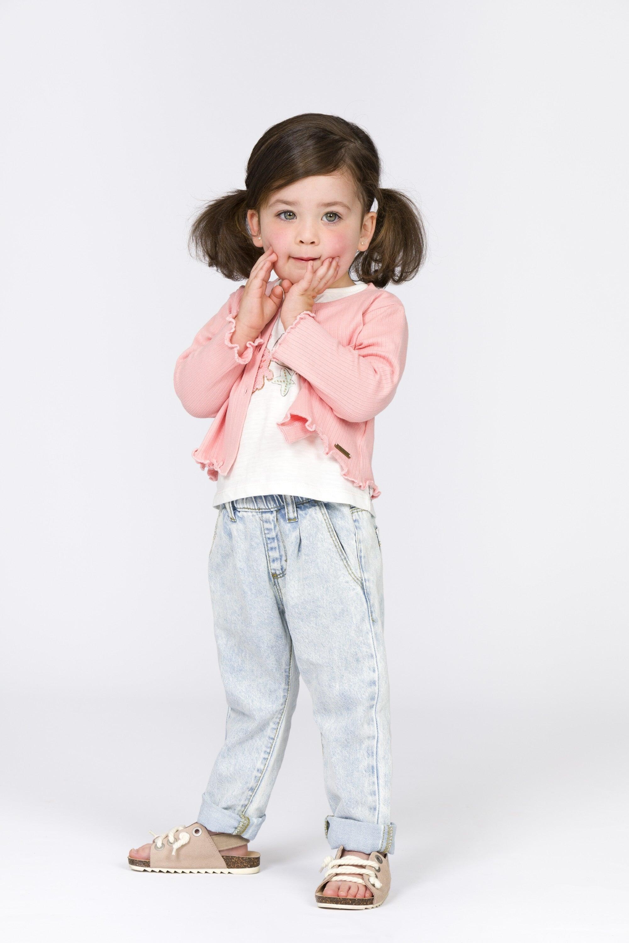 Pantalón tejano bebé unisex 3/5