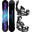 Snowboard set Raven Aura + vázání Raven FT360