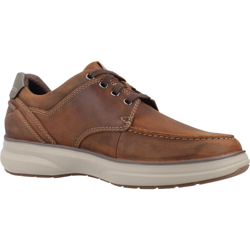 Baskets Clarks Modèle Mullan Moc Couleur Marron 5/5