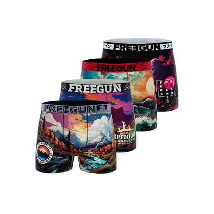 Lot de 4 boxers enfant Vibrant