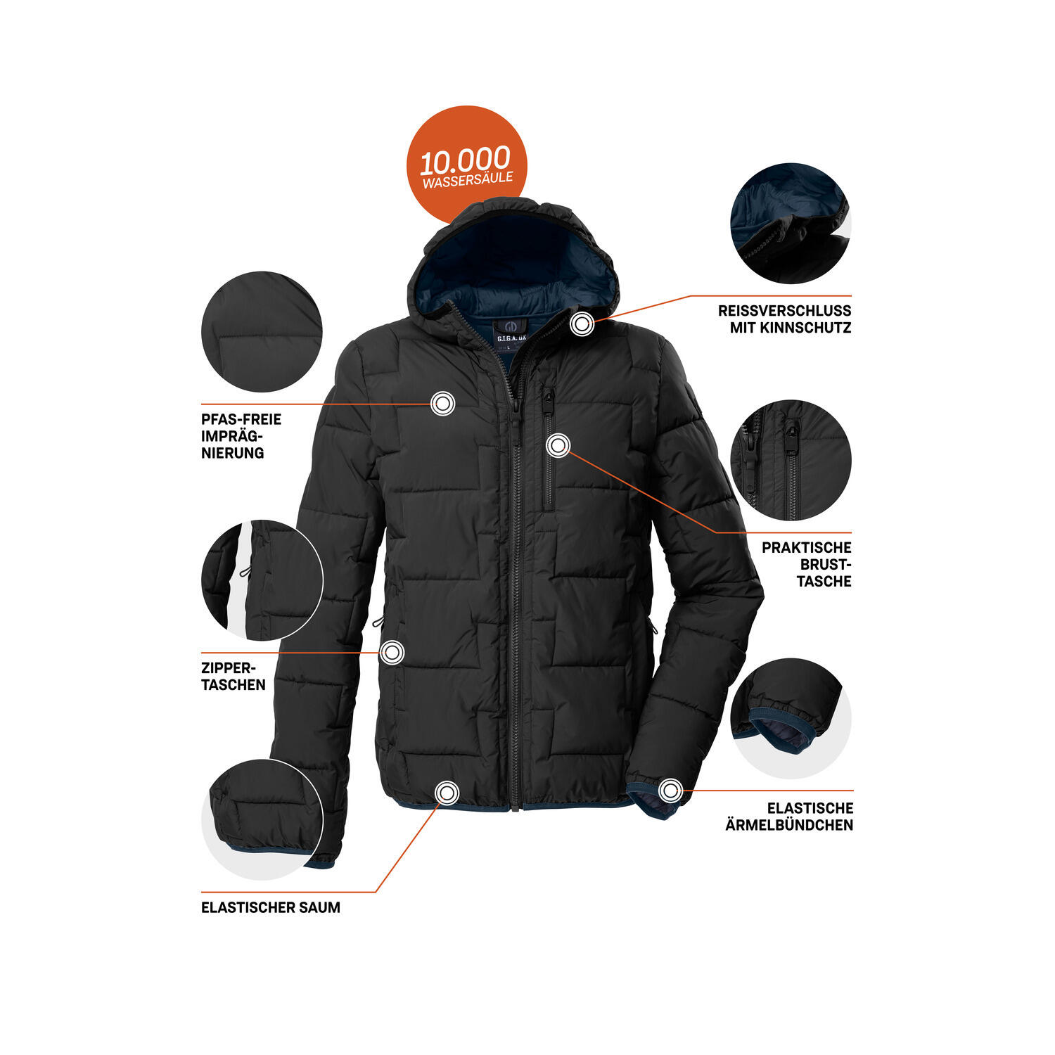 Herren Steppjacke GW 72 MN QLTD JCKT 5/6