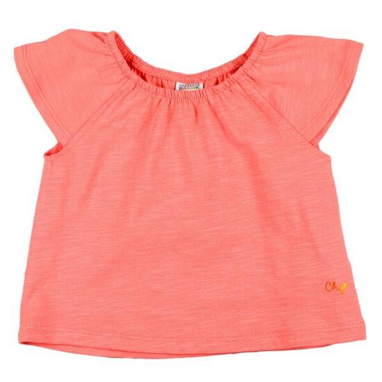 Camiseta de bebé coral