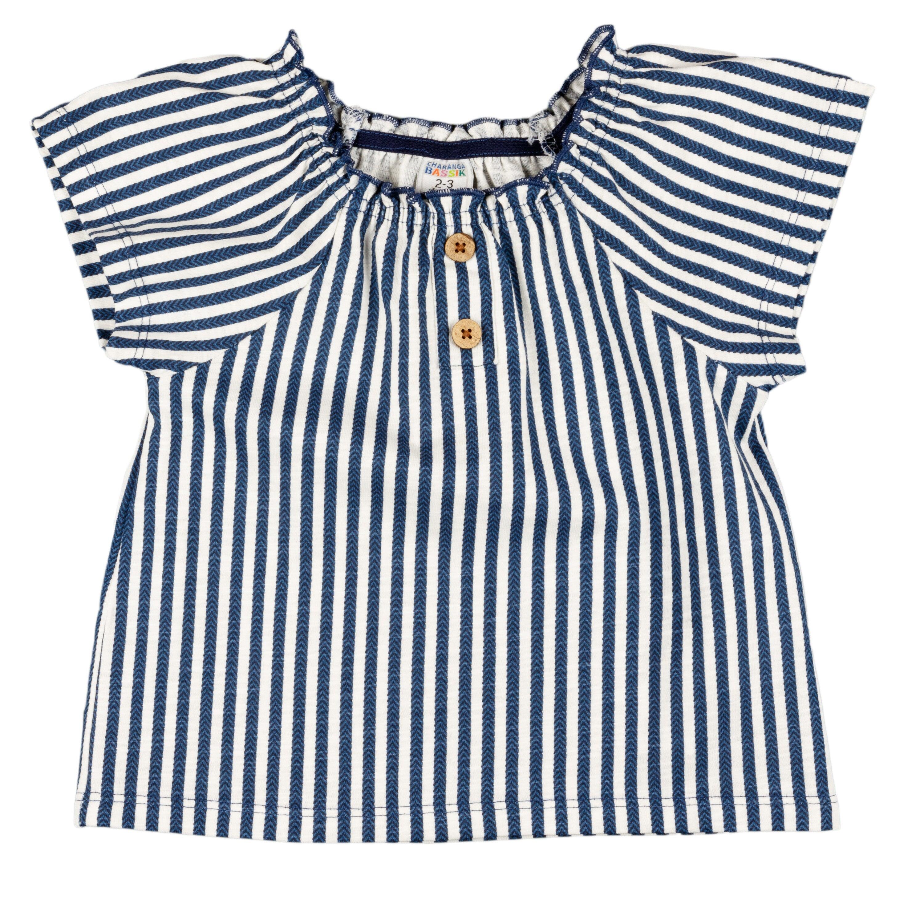 Camiseta de niña listado 2/5