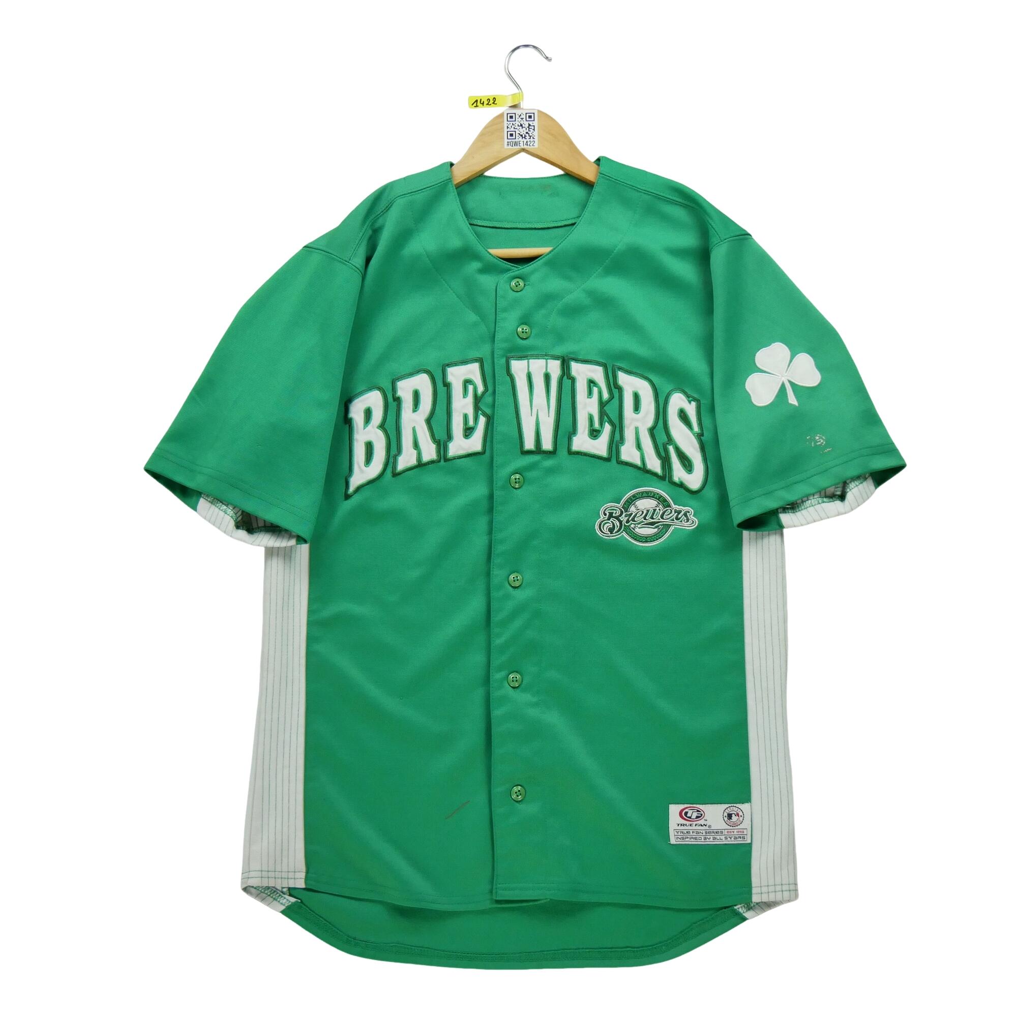 MAJOR LEAGUE BASEBALL Reconditionné - Maillot Homme MLB Milwaukee Brewers - Bon État