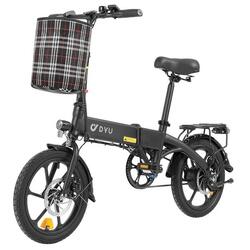 Vélo électrique pliable DYU A1F Pro 16 pouces 250 W 36 V 7,5 Ah