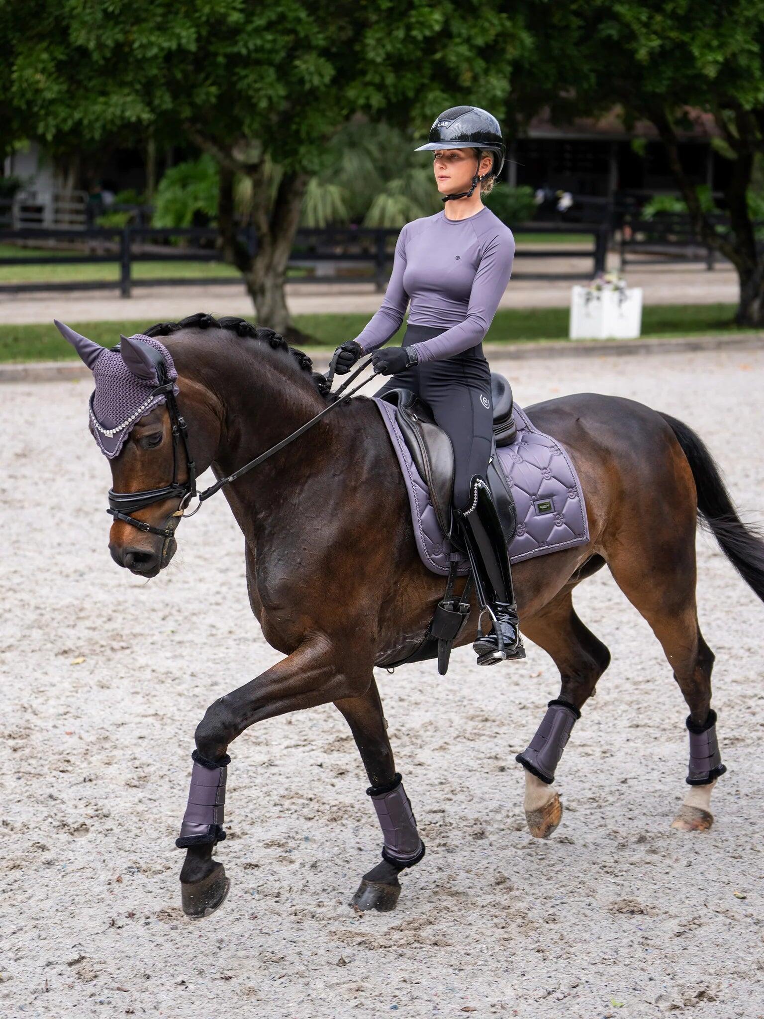 Tapis de selle Dark Violet DRESSAGE - Equestrian Stockholm 3/5