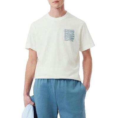 T-Shirt Lacoste Classico Bianco Uomo