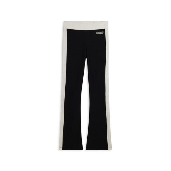 Pantalon slim flare en molleton avec bandes latérales