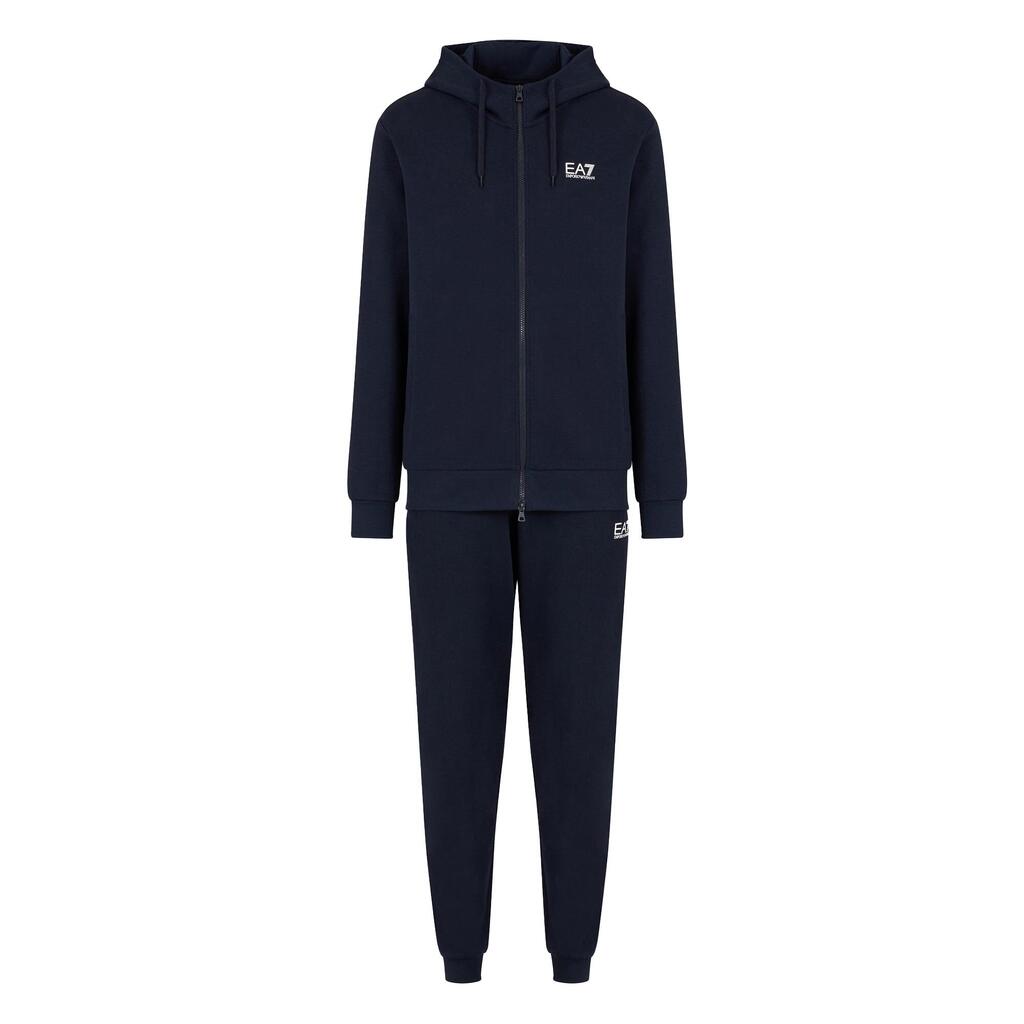 Core ID Full Zip Hooded Tracksuit Navy