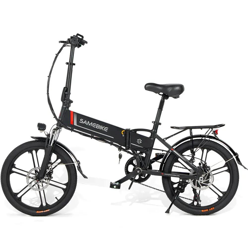 SAMEBIKE 20LVXD30-II Folding Electric Moped Bike, 48V 10AH Battery
