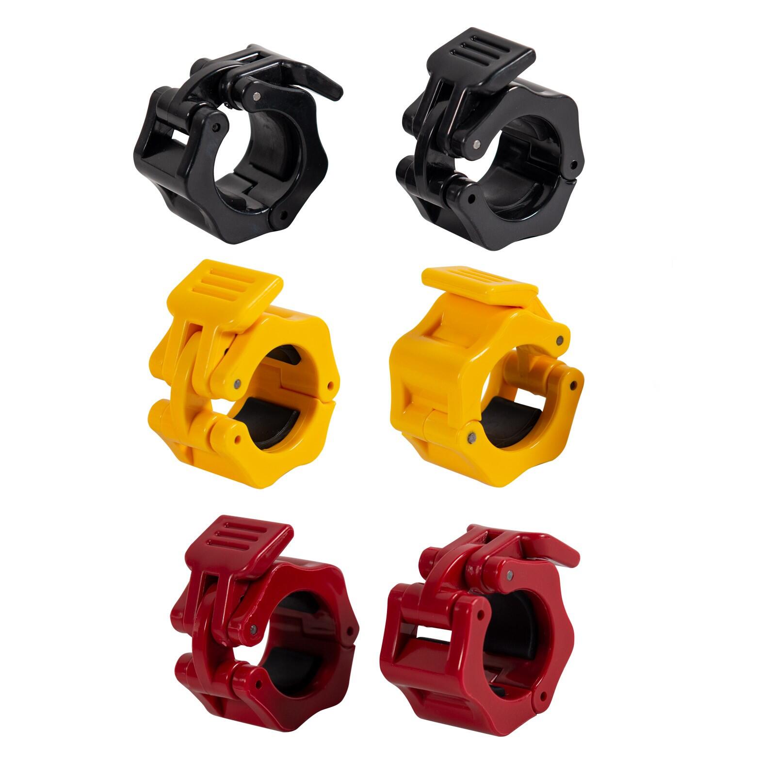 Fitness 30 mm Halterstangsluiting Pro (Rood) 2/4