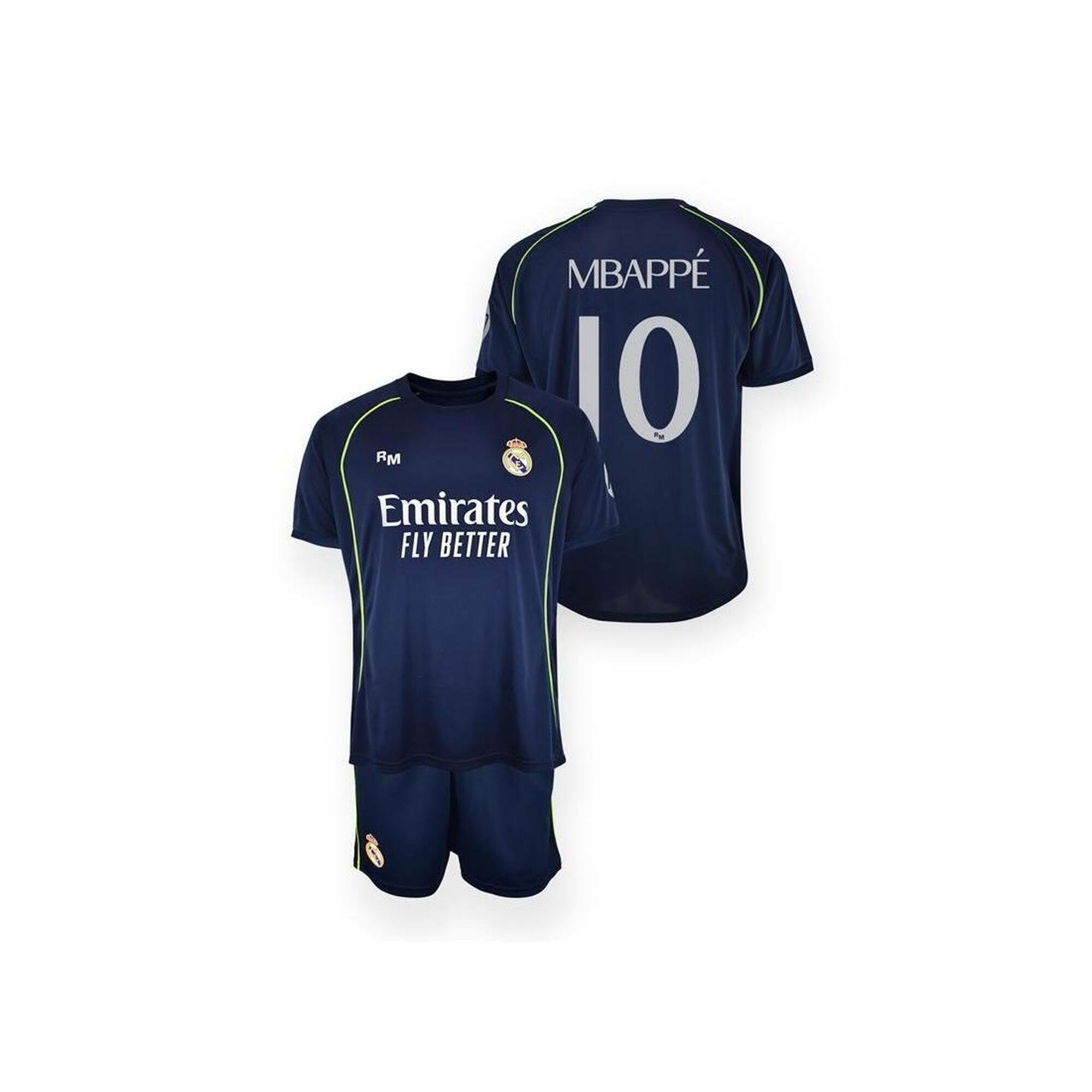 Real Madrid - Kit Real Madrid Junior Extérieur Mbappé N°10 2025/26 Bleu - Maillot Manches Courtes - Bleu -  3 À 4 Ans - Decathlon