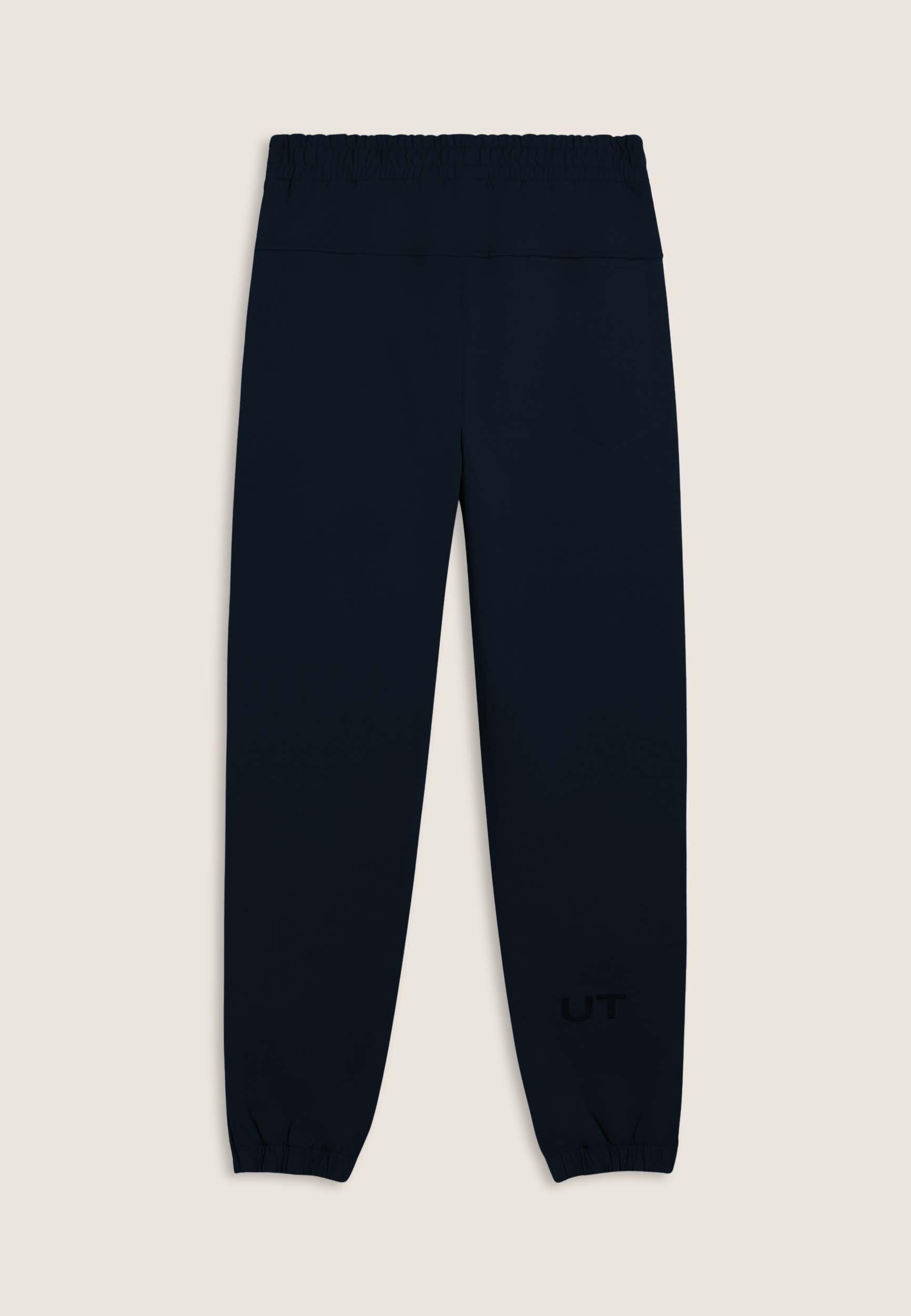 Pantaloni slim in interlock con dettagli lucidi 2/3