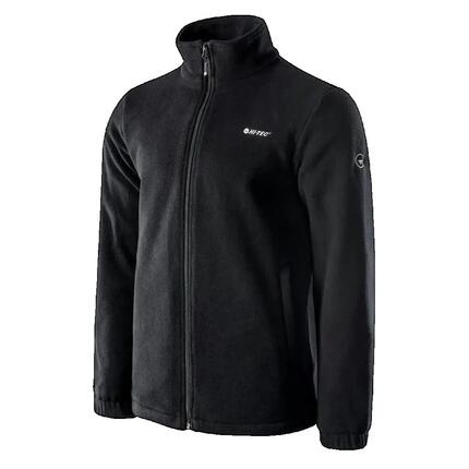 Jacke Hi-tec Ferns Fleece, schwarz, atmungsaktiv und wasserdicht
