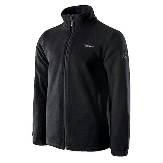 Jacke Hi-tec Ferns Fleece, schwarz, atmungsaktiv und wasserdicht