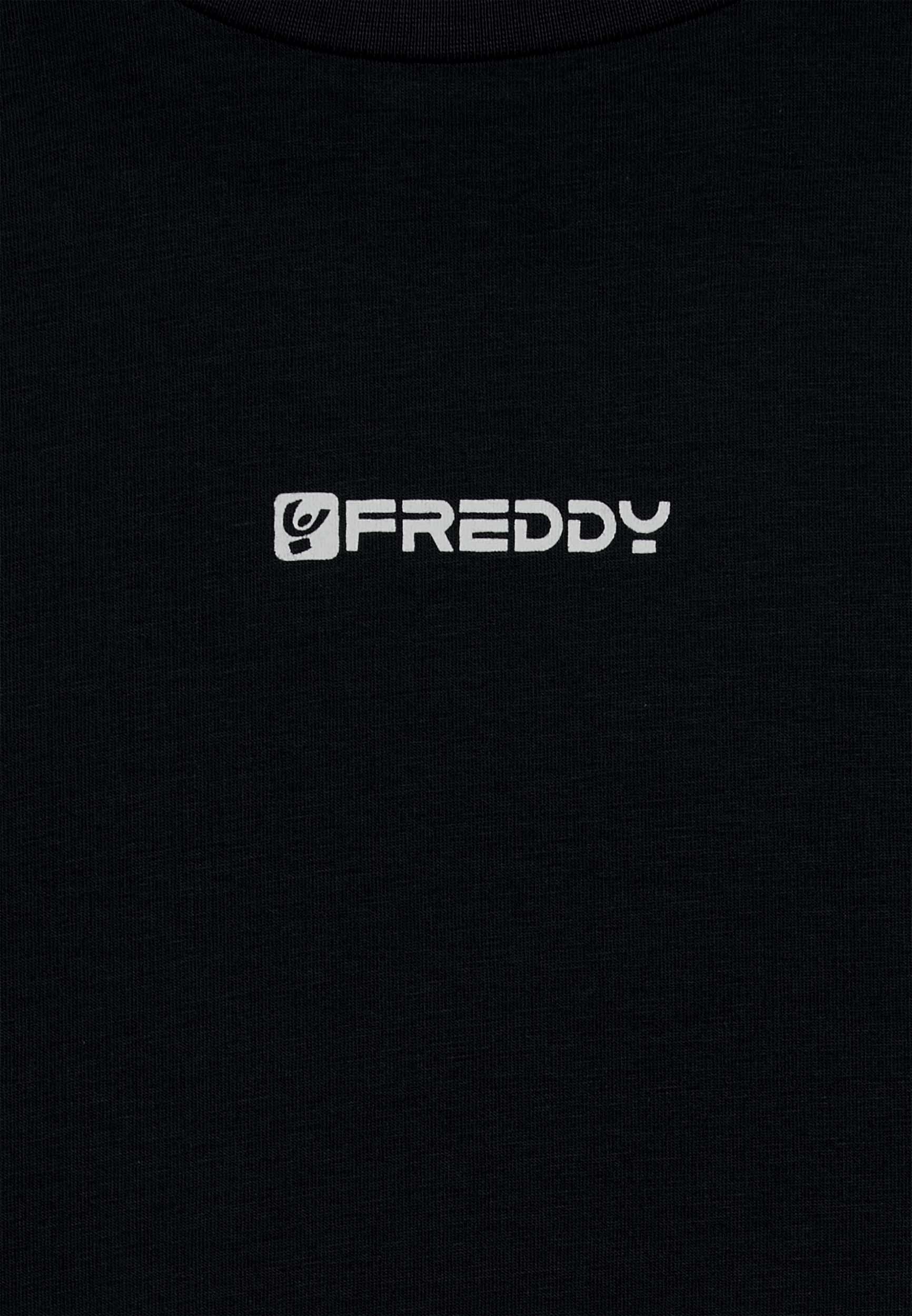 T-shirt en jersey élastique avec coutures de couleur contrastée 3/3