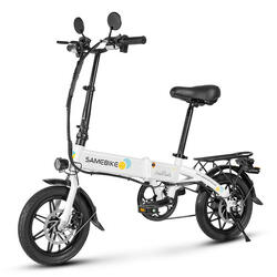 Vélo électrique portable Samebike YINYU14 avec batterie 36 V 7,8 Ah