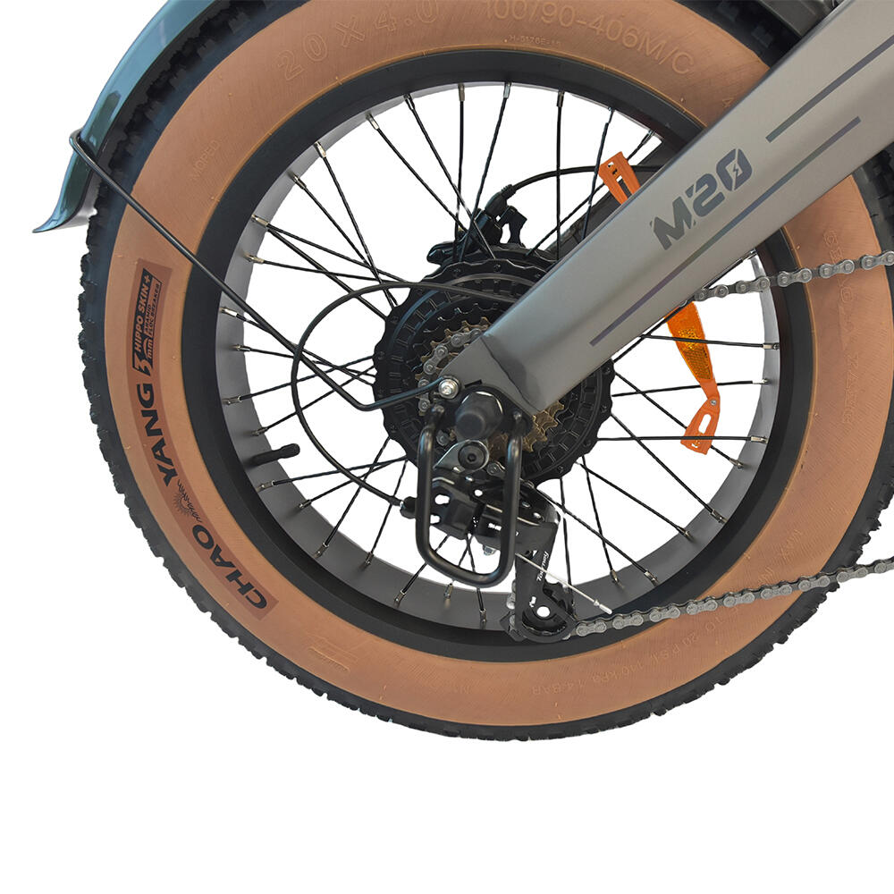 Moto da cross elettrica DYU M20 da 20 pollici con batteria da 48 V 18,2 Ah 5/7