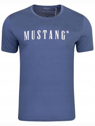 KOSZULKA męska MUSTANG t-shirt sportowa czarna bawełniana X