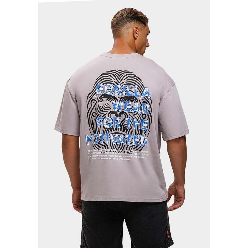 T-shirt Homme Jesus Saved My Life - Oversize Chrétien Streetwear - Col Rond Manches Courtes - Style Y2K Vintage Tendance Été