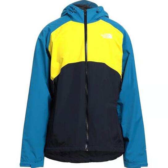 The North Face M Stratos Blue Colourblock Thin Jacket NF00CMH95F2 BLACK
