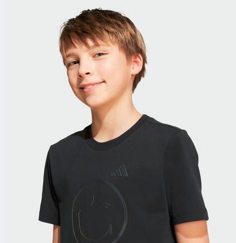 T-shirt unisex adidas smileyworld graphics tee - nero 5/6