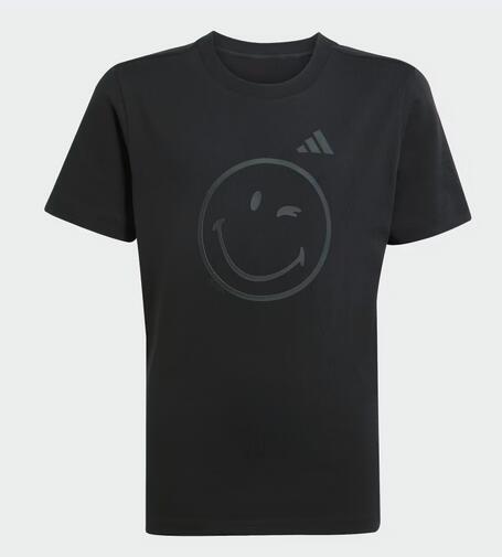 T-shirt unisex adidas smileyworld graphics tee - nero 4/6
