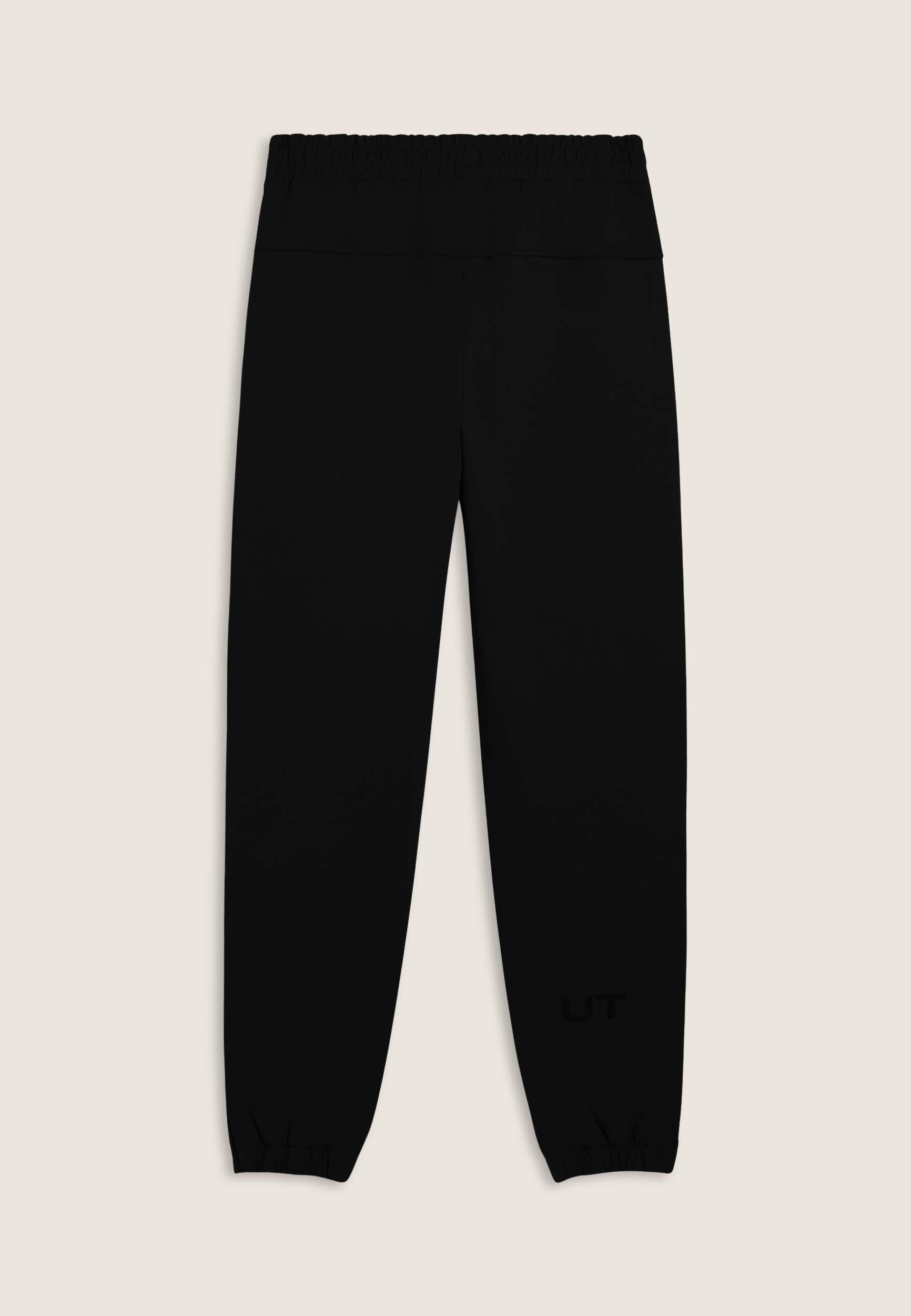 Pantalón slim interlock con detalles brillantes 2/3