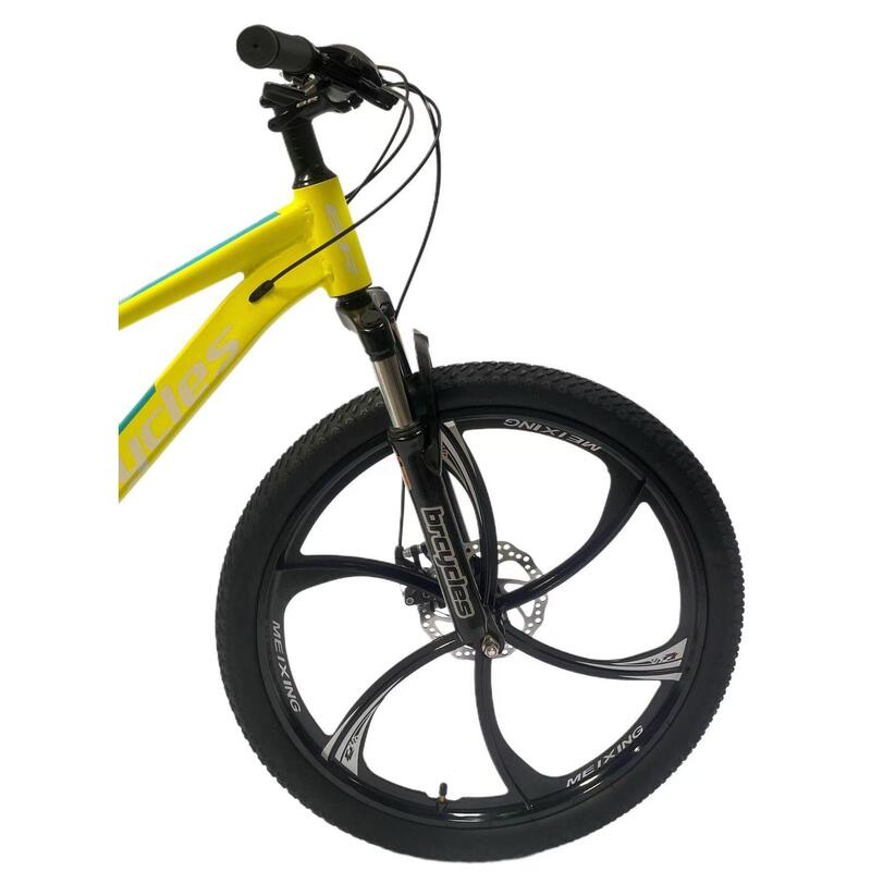 Bicicleta MTB 24″ BR Tornado, cu Rota magnesium , Verde