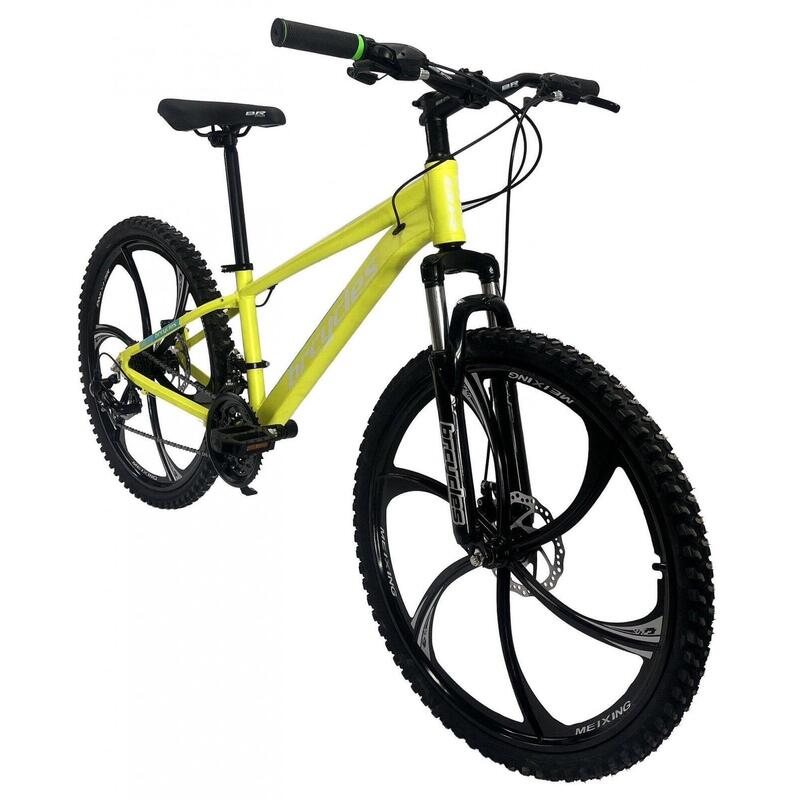 Bicicleta MTB 24″ BR Tornado, cu Rota magnesium , Verde