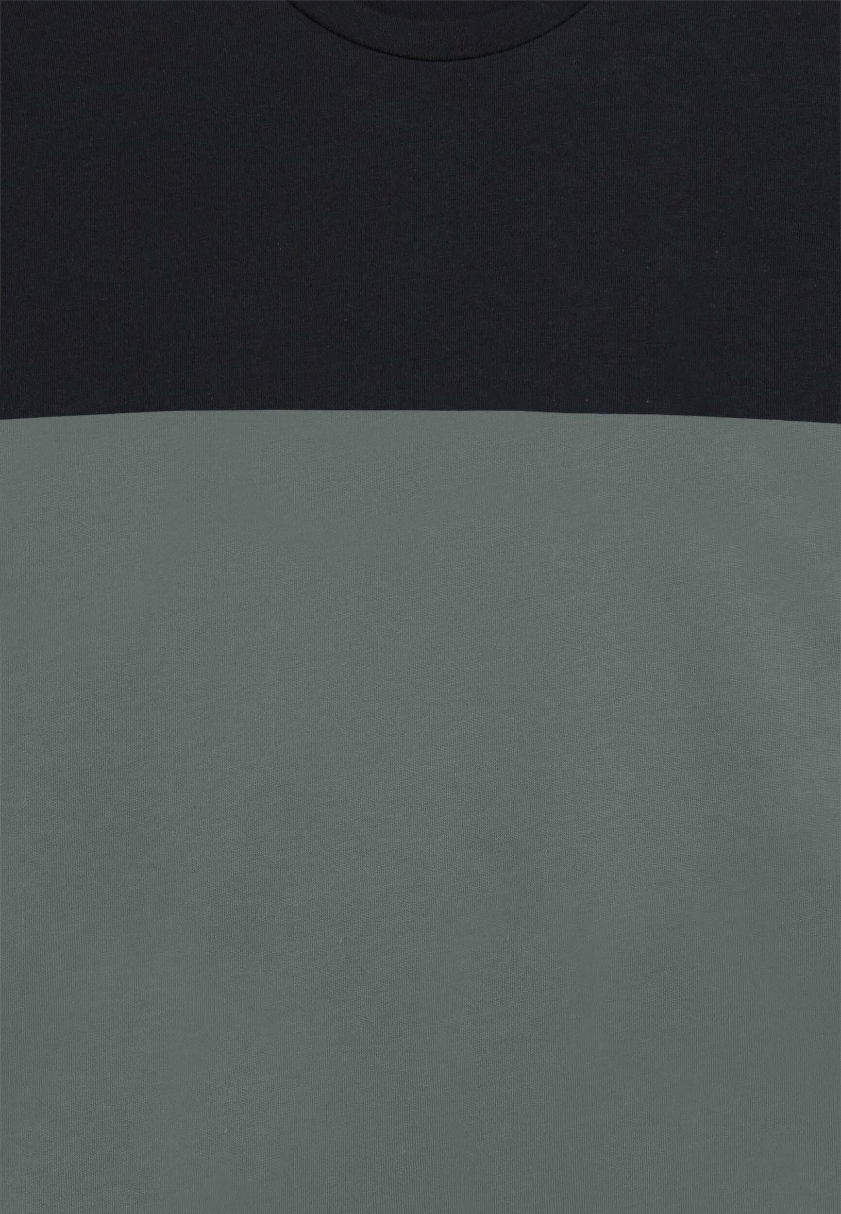 T-shirt colour block con stampa sulla spalla 3/3