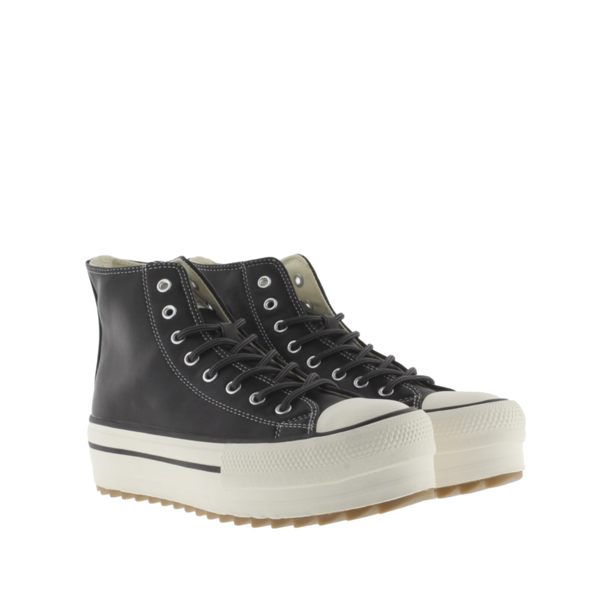 Zapatillas Caminar Mujer VICTORIA TRIBU DOBLE SIERRA EFECTO PIEL Negro 6/6
