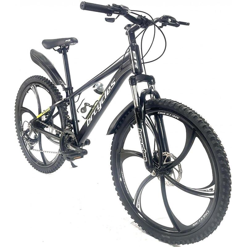 Bicicleta MTB 24″ BR Tornado, cu Rota magnesium , Negru