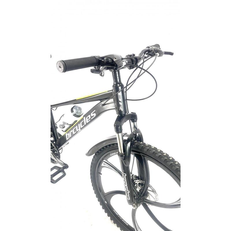 Bicicleta MTB 24″ BR Tornado, cu Rota magnesium , Negru
