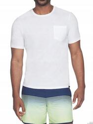 KOSZULKA męska SKECHERS TS26-WHT bawełniana biała sportowa na co dzień S