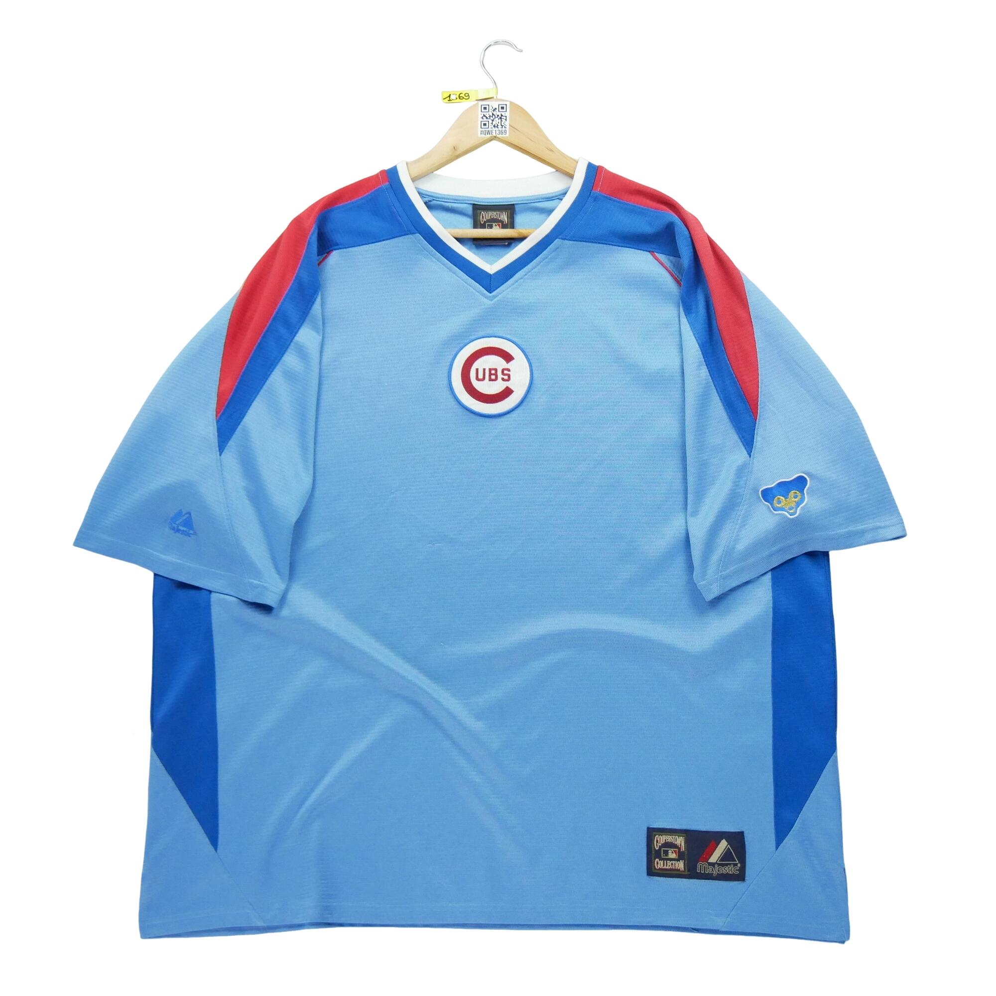 MAJESTIC SPORT Reconditionné - Maillot Homme MLB Chicago Cubs Bleu - Bon État