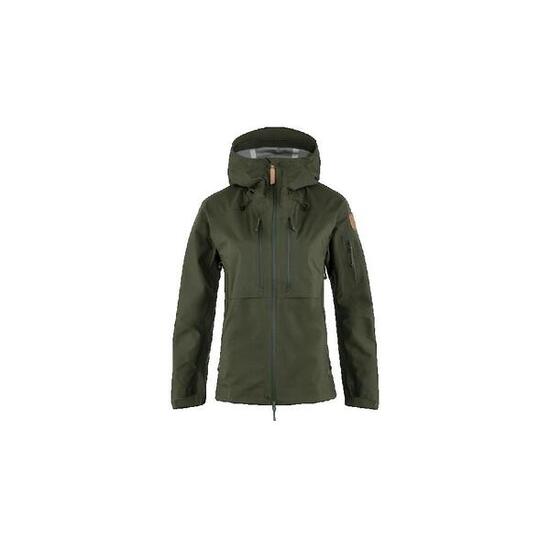 Veste Fjällräven Keb Eco-Shell W imperméable verte