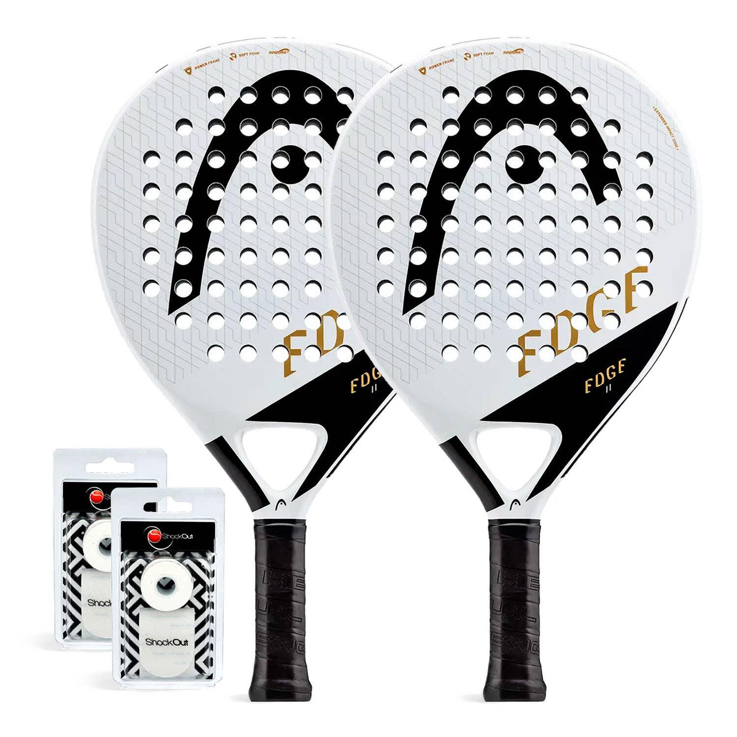 Head - Pack Duo Head Edge Ii White - Raquette De Padel - Multicolore - Taille Unique - Decathlon