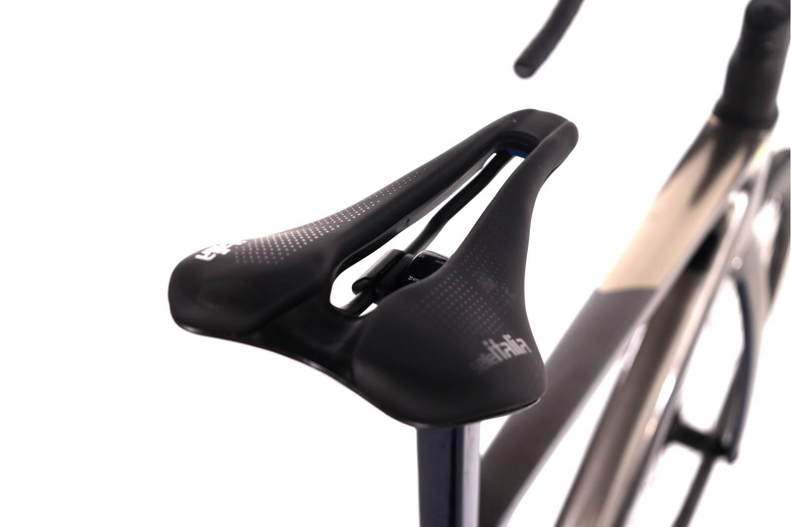 Sella Manubrio Bici Corsa Taglia 53 Altezza Bicicletta A Scatto