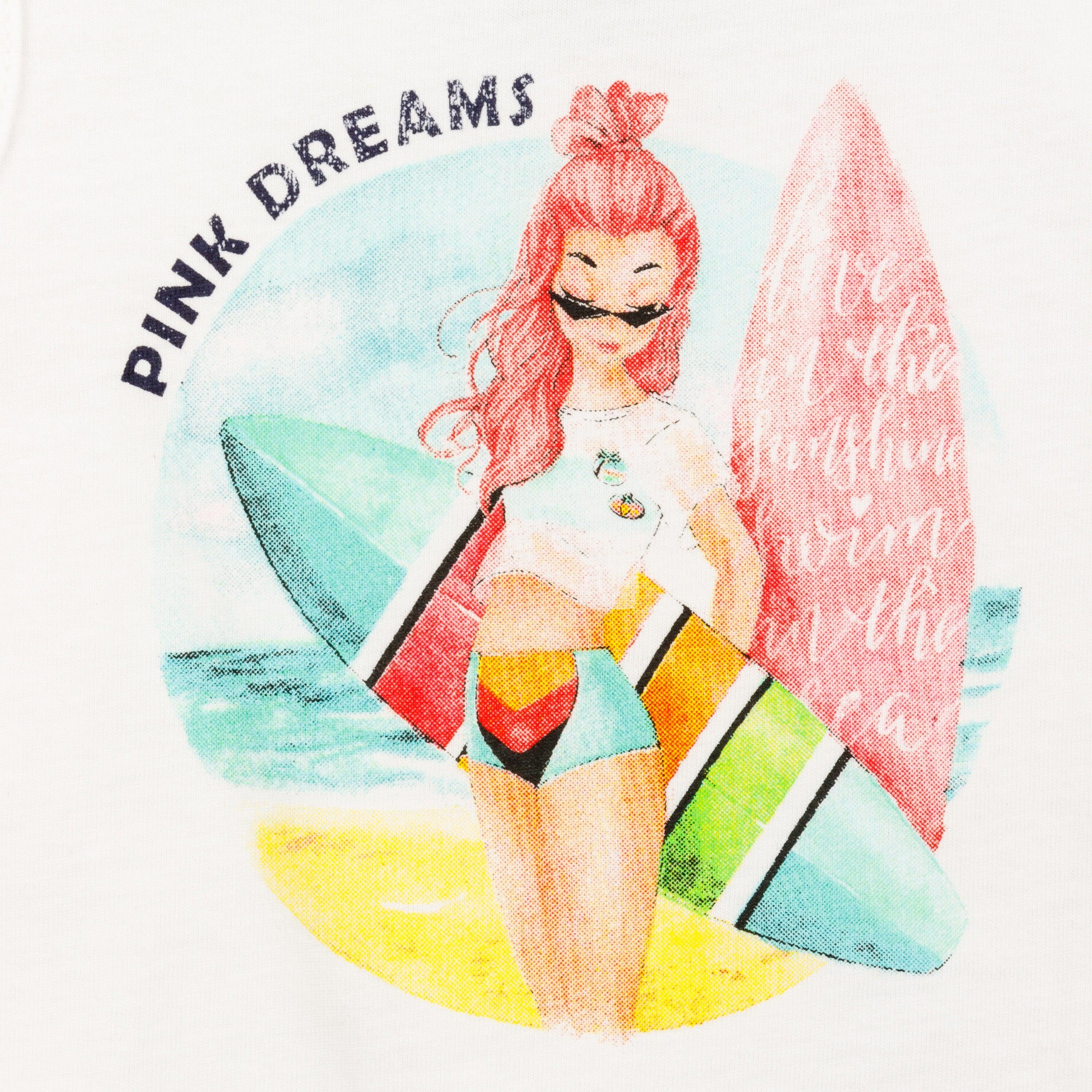 Camiseta niña tirantes surf 3/4
