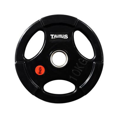 Taurus 3g gerubberde halterschijf 10 kg 50 mm